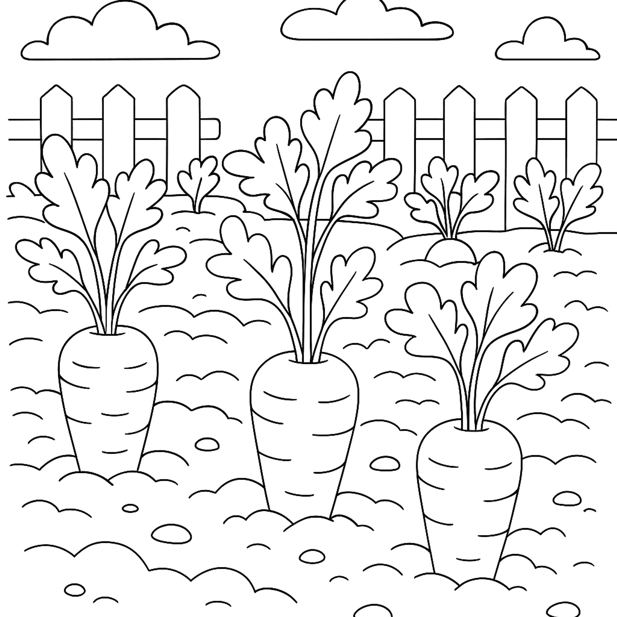 Moestuin Kleurplaat
