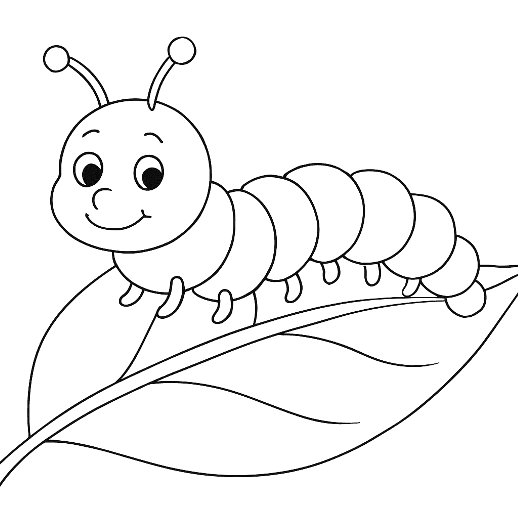 Rups Kleurplaat