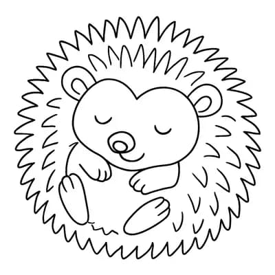 Egel Kleurplaat