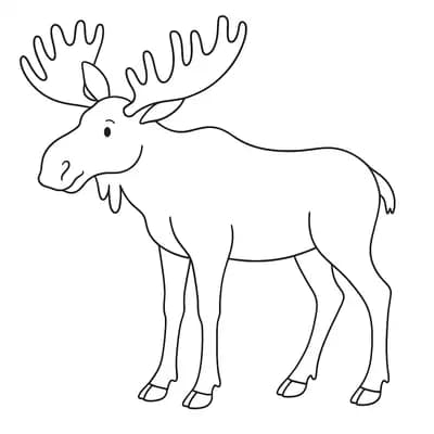 Eland Kleurplaat