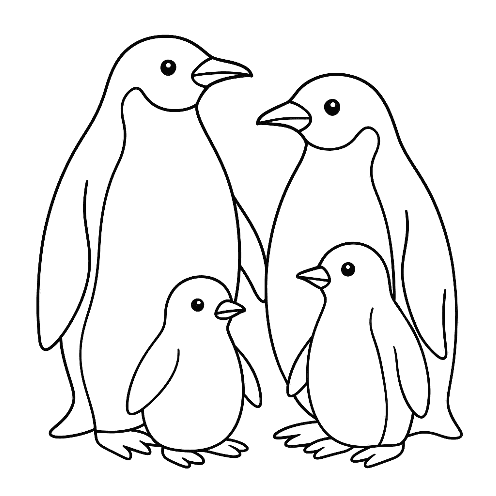 Pinguïn Kleurplaat
