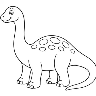 Apatosaurus Kleurplaat