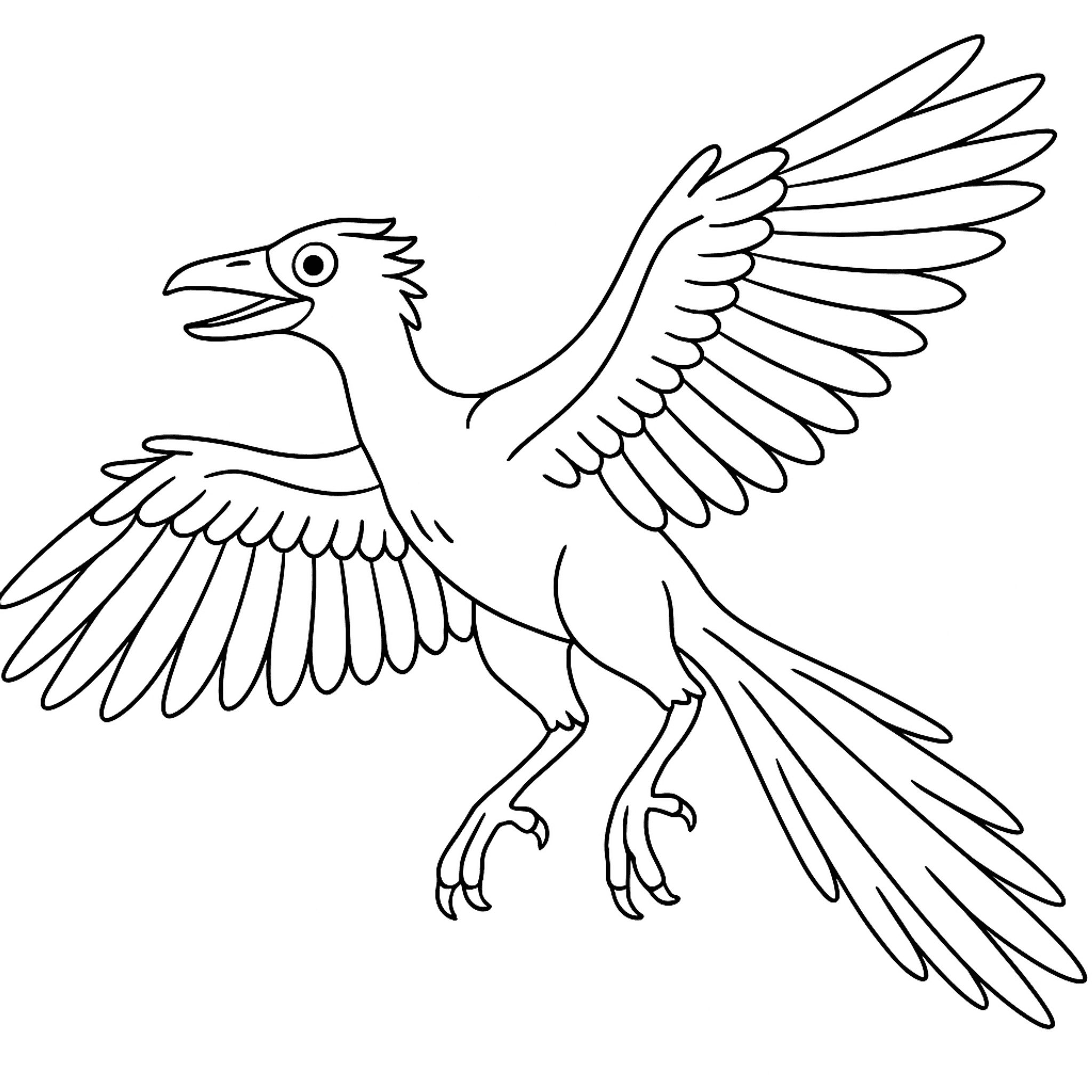 Archaeopteryx Kleurplaat