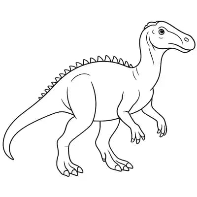 Edmontosaurus Kleurplaat