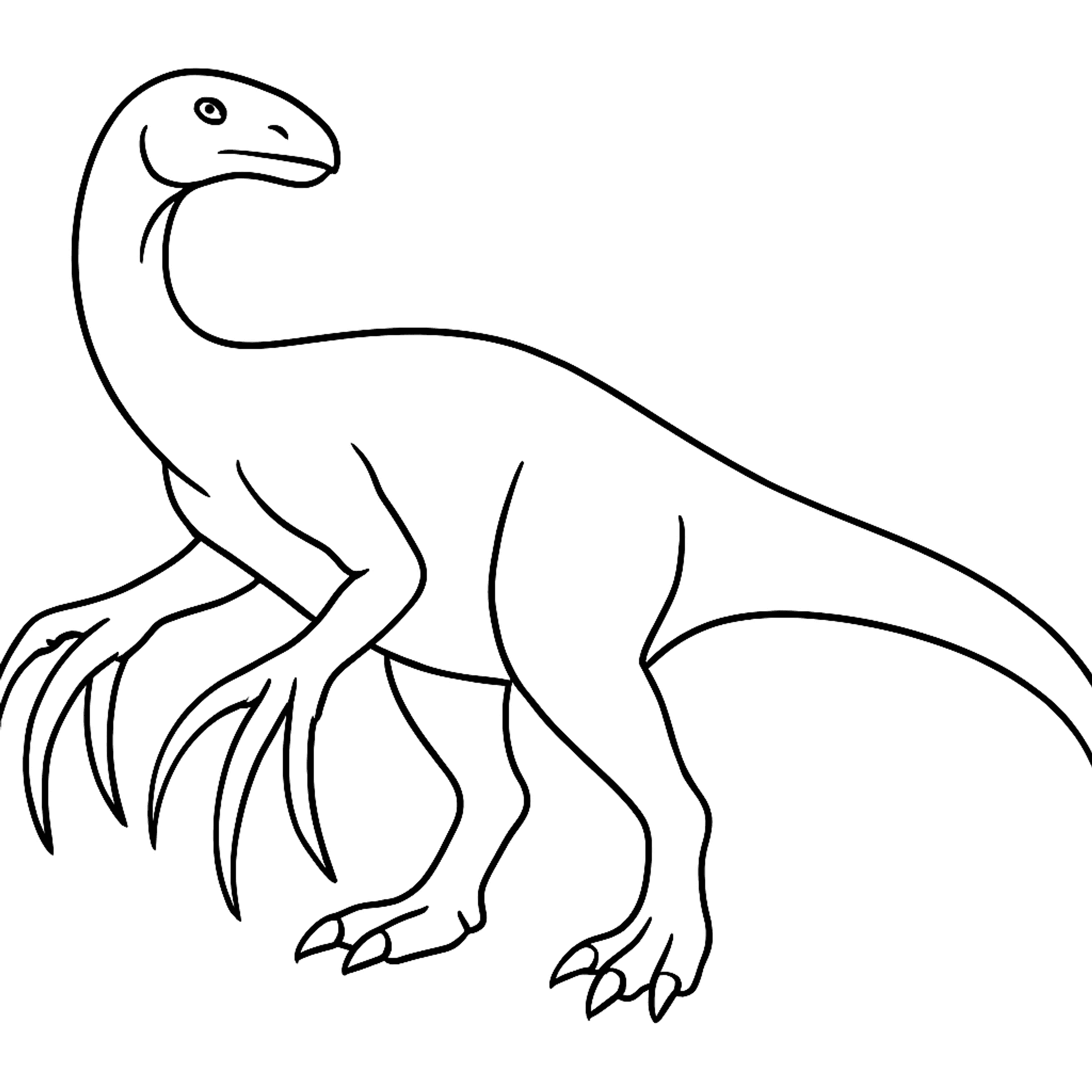 Therizinosaurus Kleurplaat