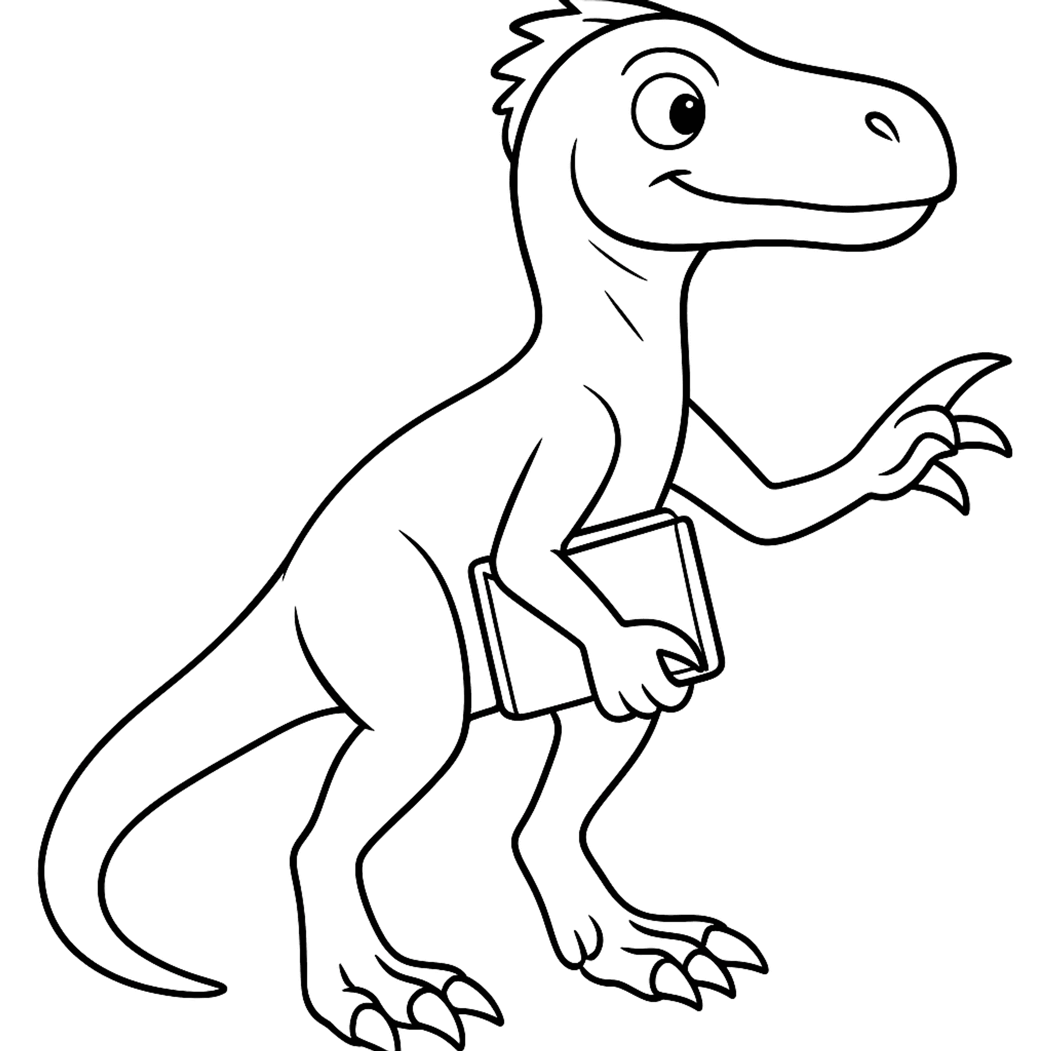 Troodon Kleurplaat
