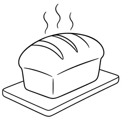 Brood Kleurplaat
