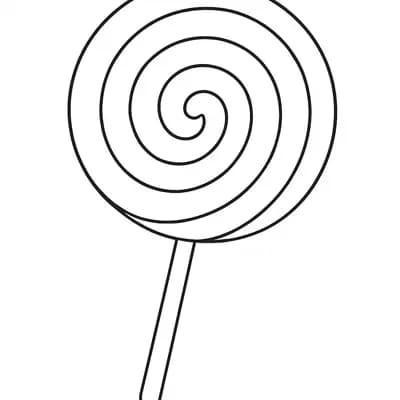 Lolly Kleurplaat