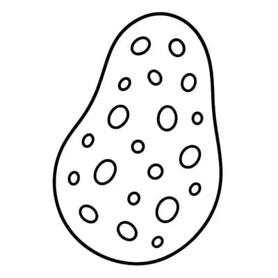 Naan Bread Kleurplaat