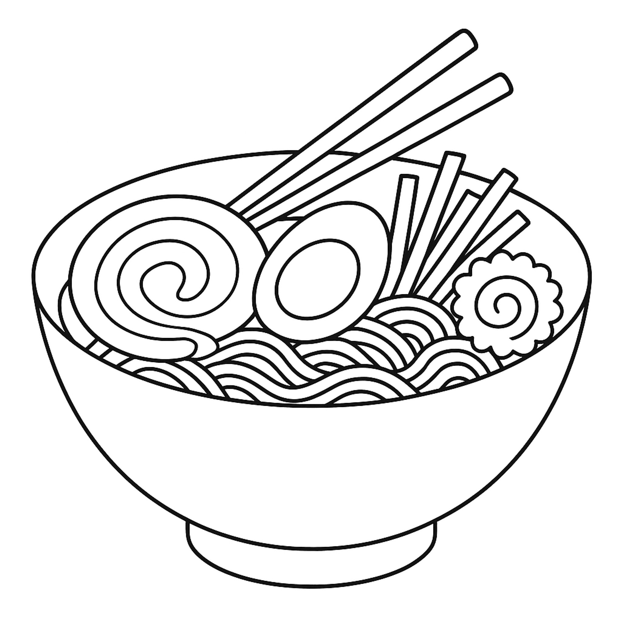 Ramen Kleurplaat