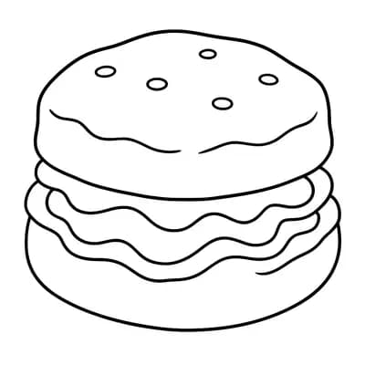 Scone With Kleurplaat