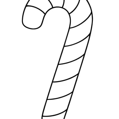 Zuurstok Kleurplaat