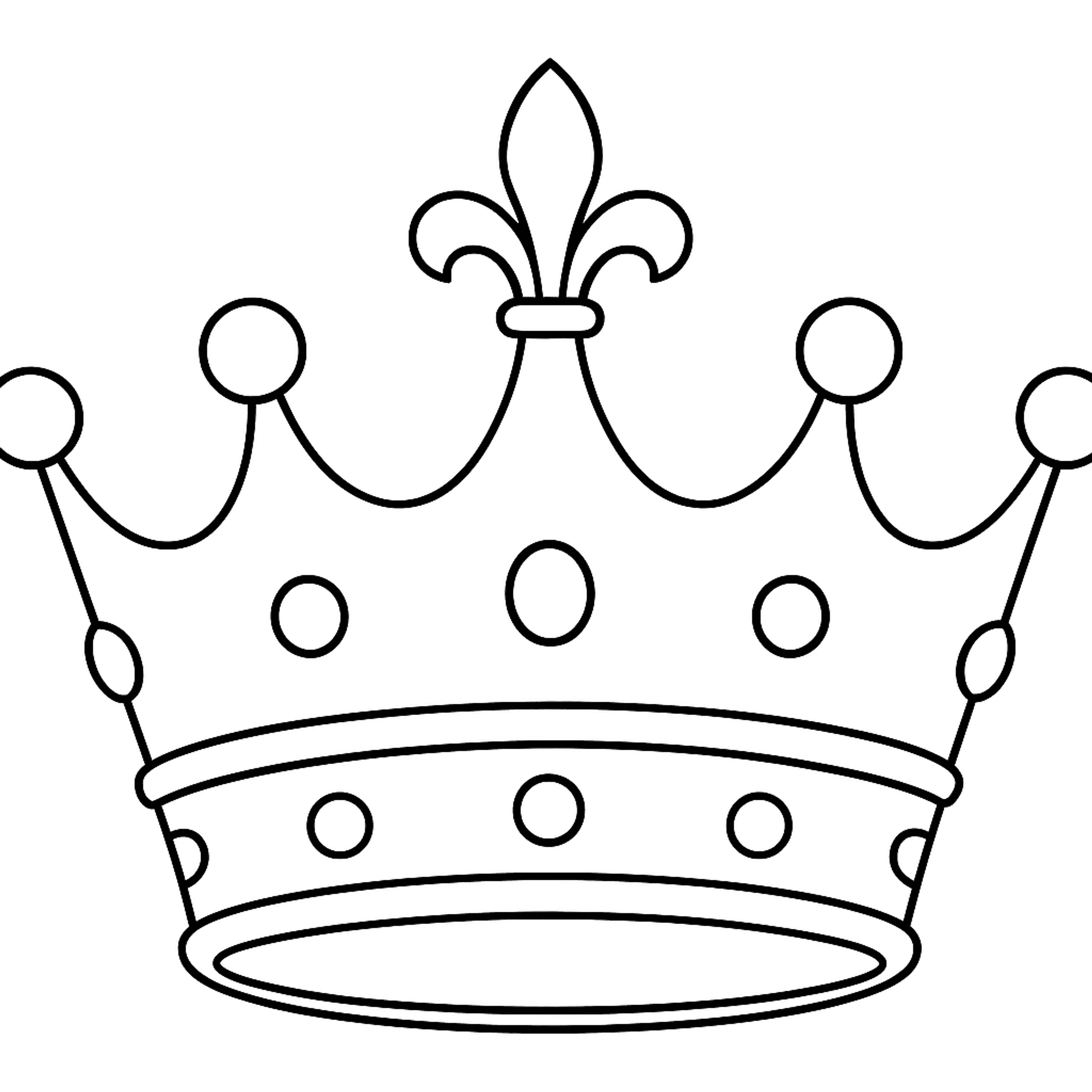 Koningsdag Kroon Kleurplaat