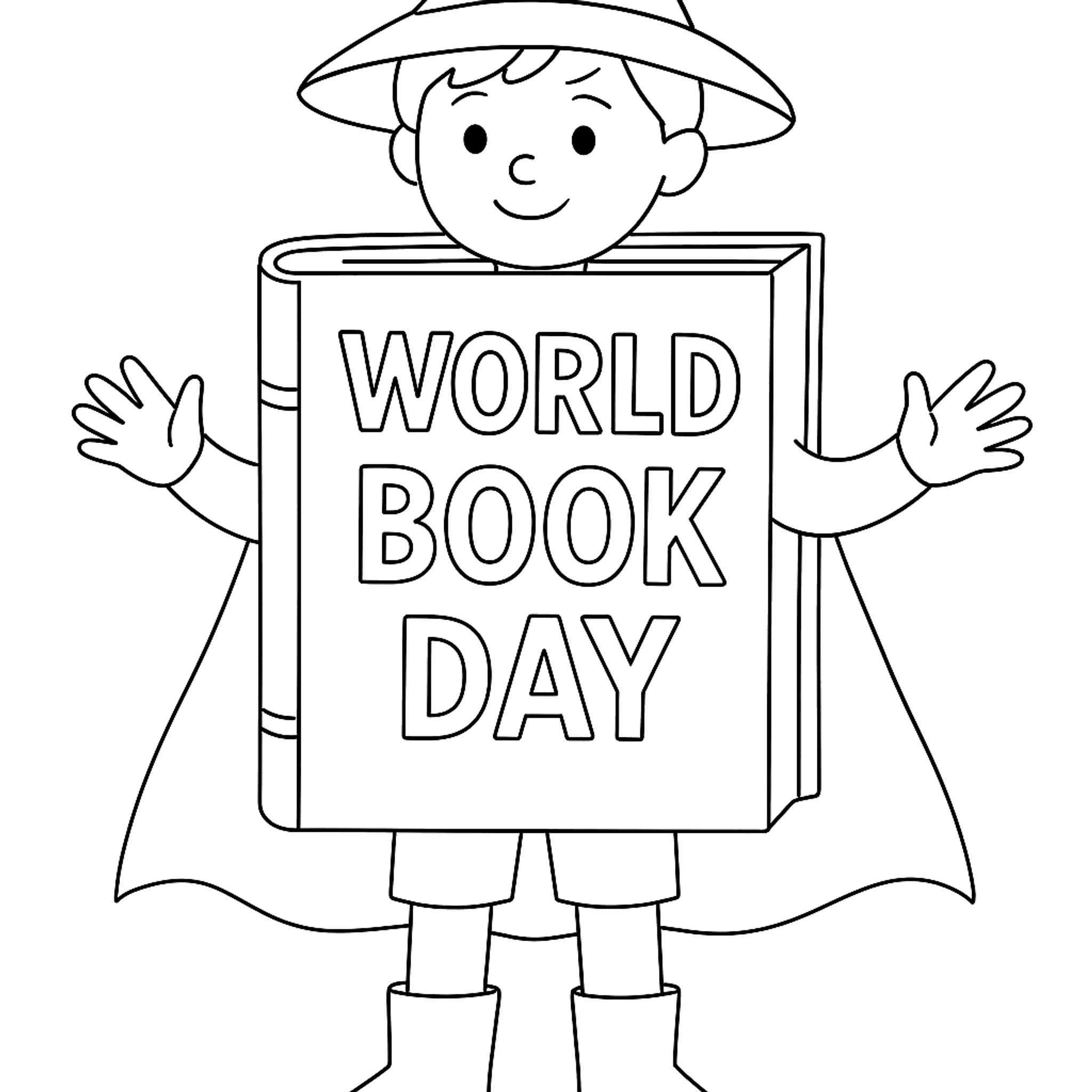 World Book Kleurplaat