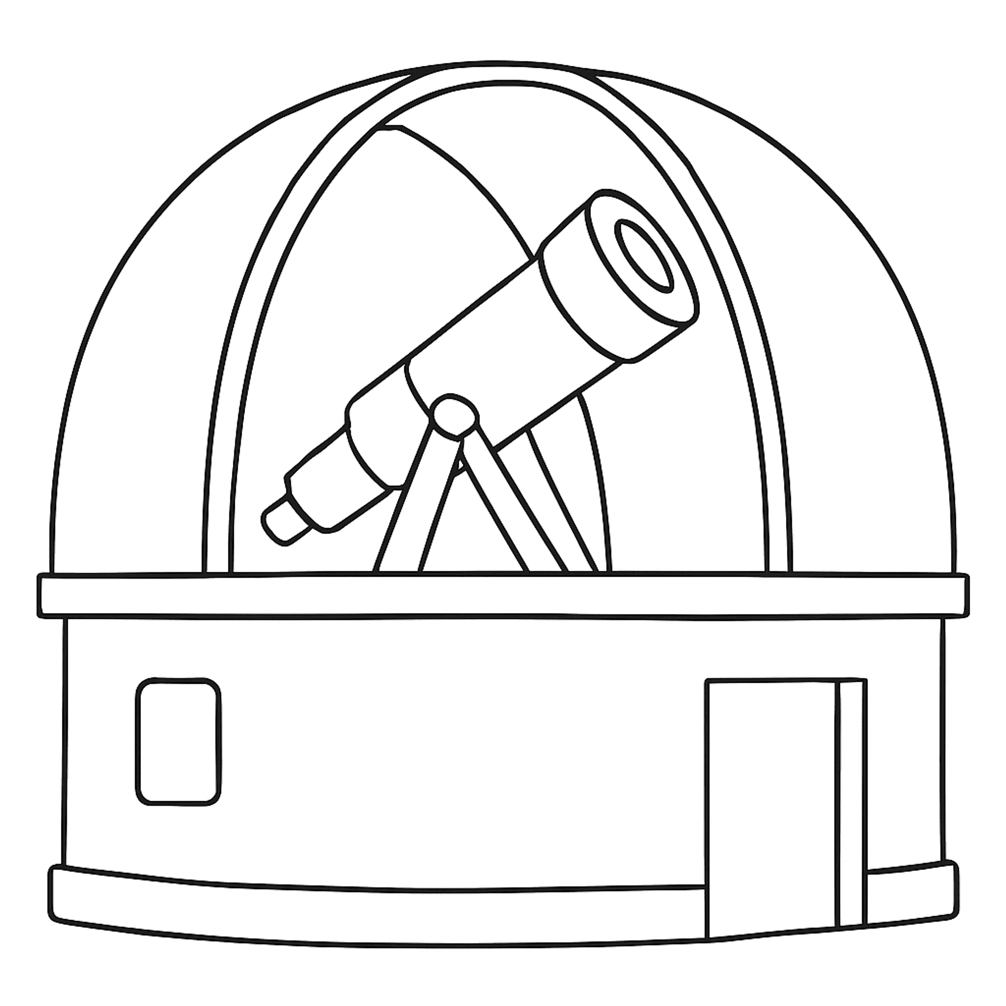 Observatorium Kleurplaat