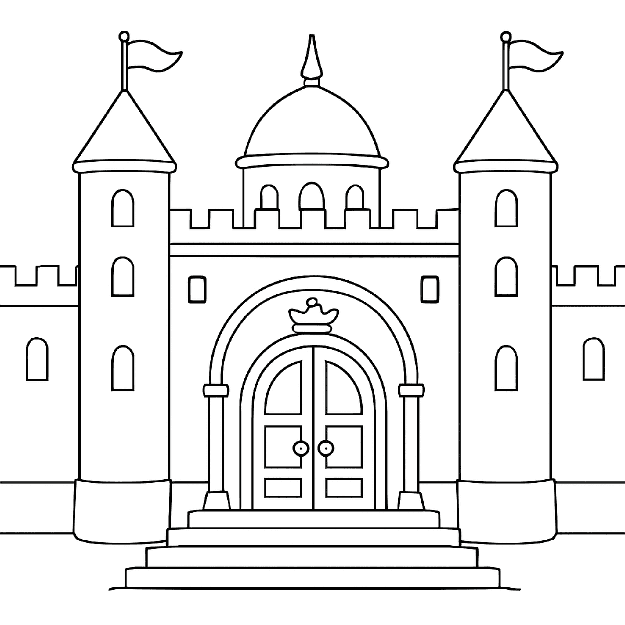 Paleis Kleurplaat