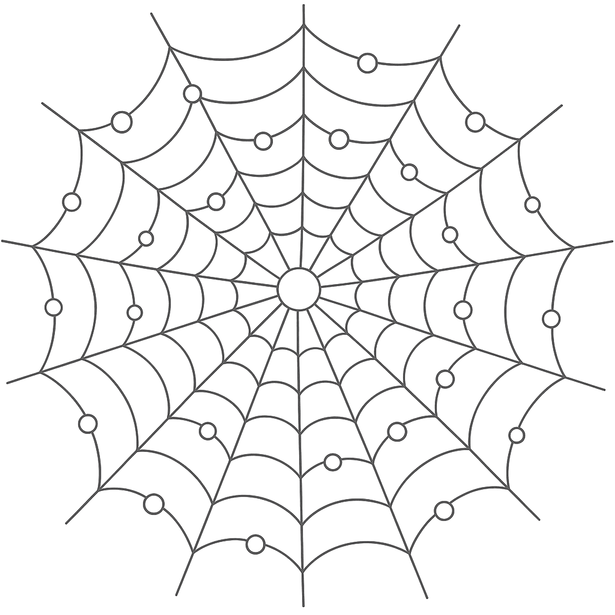 Orb Weaver Spider Kleurplaat