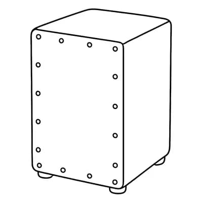 Cajón Box Kleurplaat