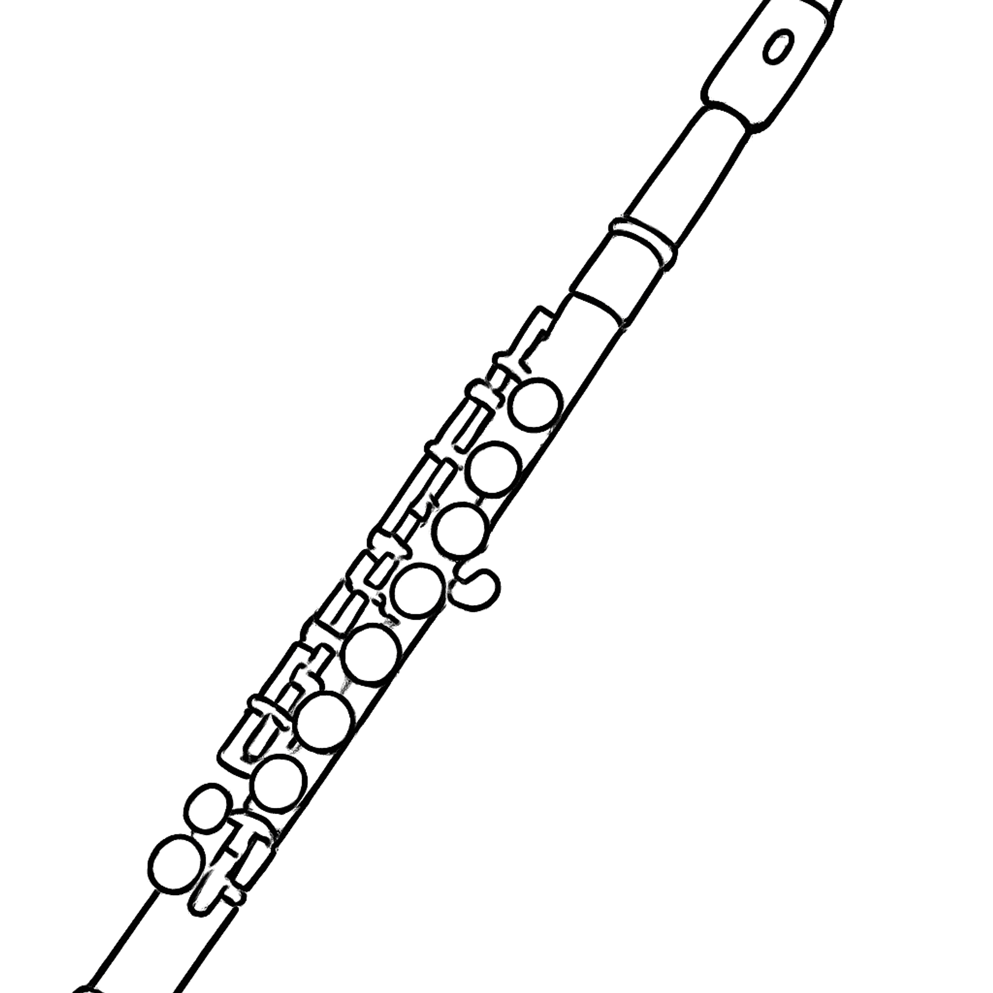 Fluit Kleurplaat