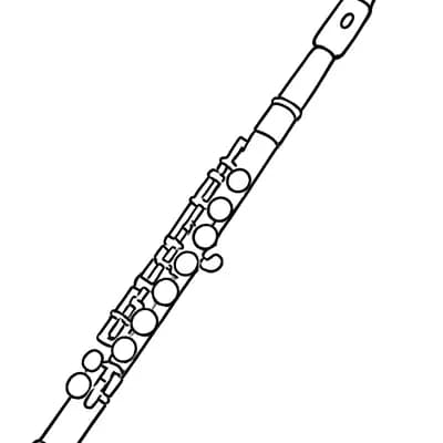 Fluit Kleurplaat