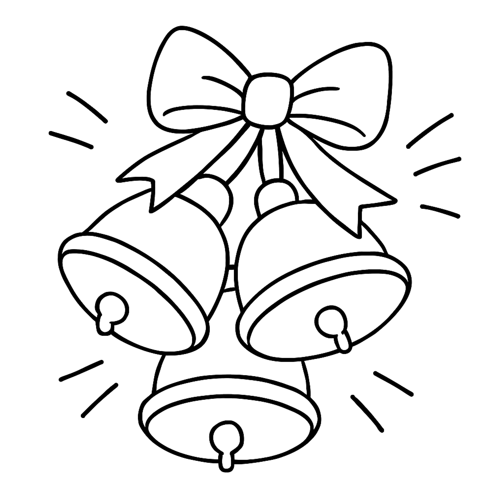 Jingle Bells Kleurplaat
