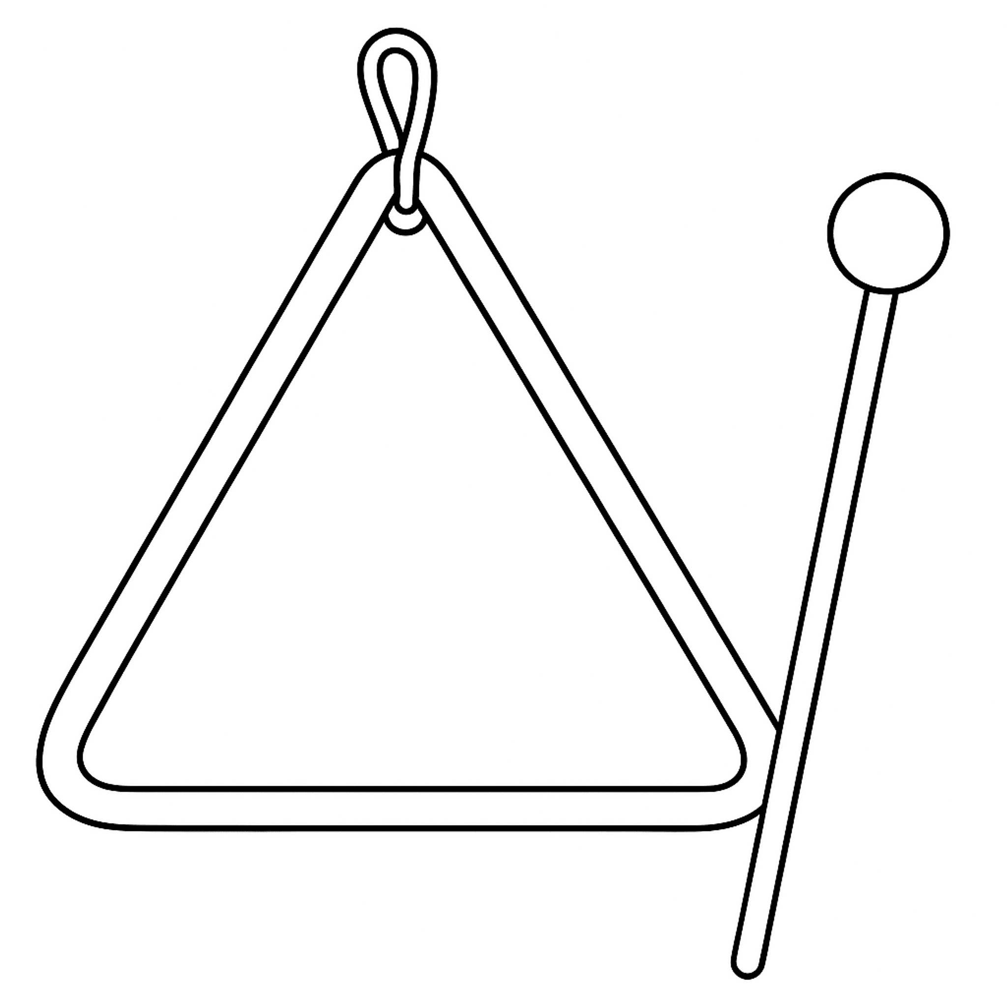 Triangel Kleurplaat