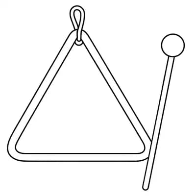 Triangel Kleurplaat