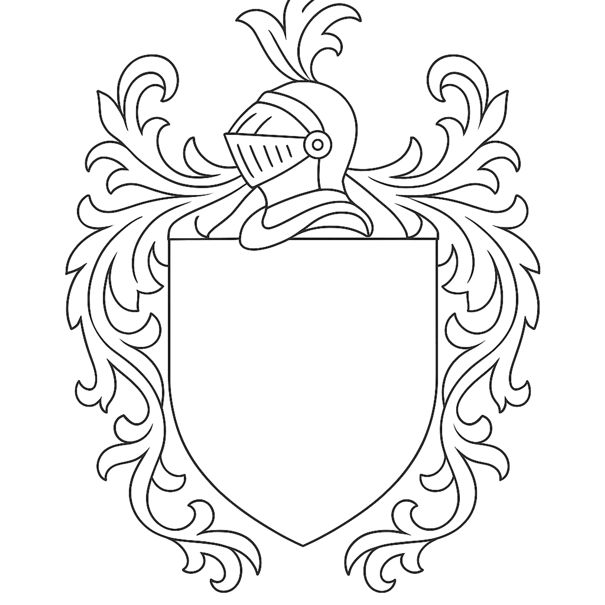 Wapenschild Kleurplaat