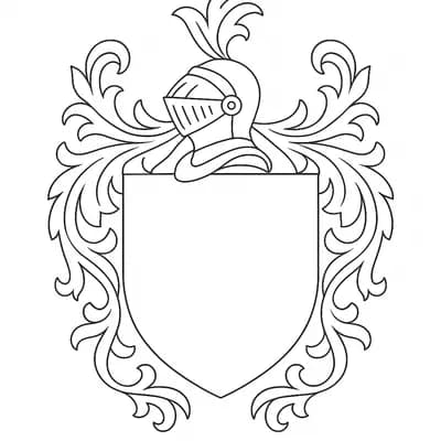 Wapenschild Kleurplaat