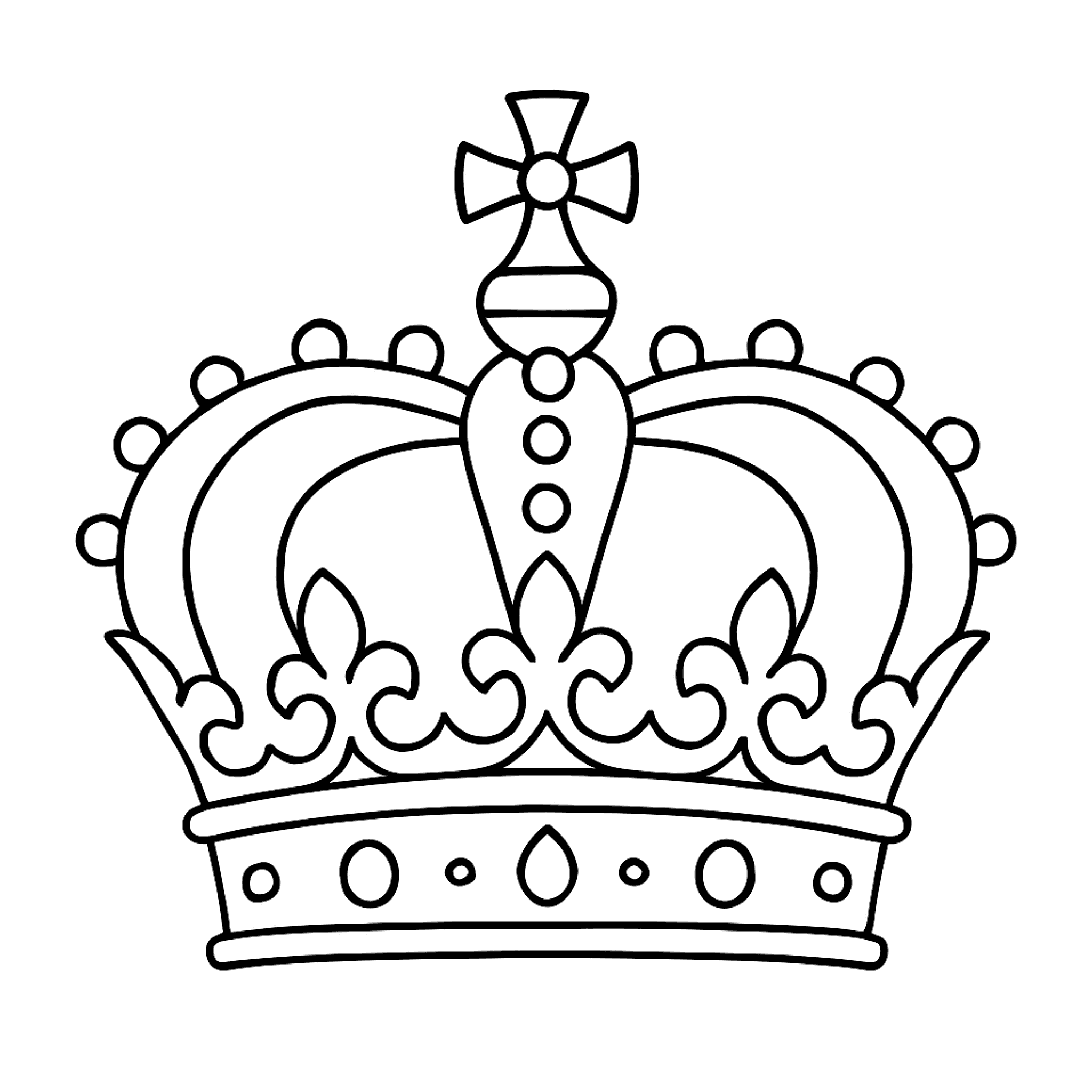 Koninklijke Kroon Kleurplaat