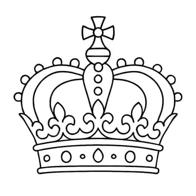 Koninklijke Kroon Kleurplaat