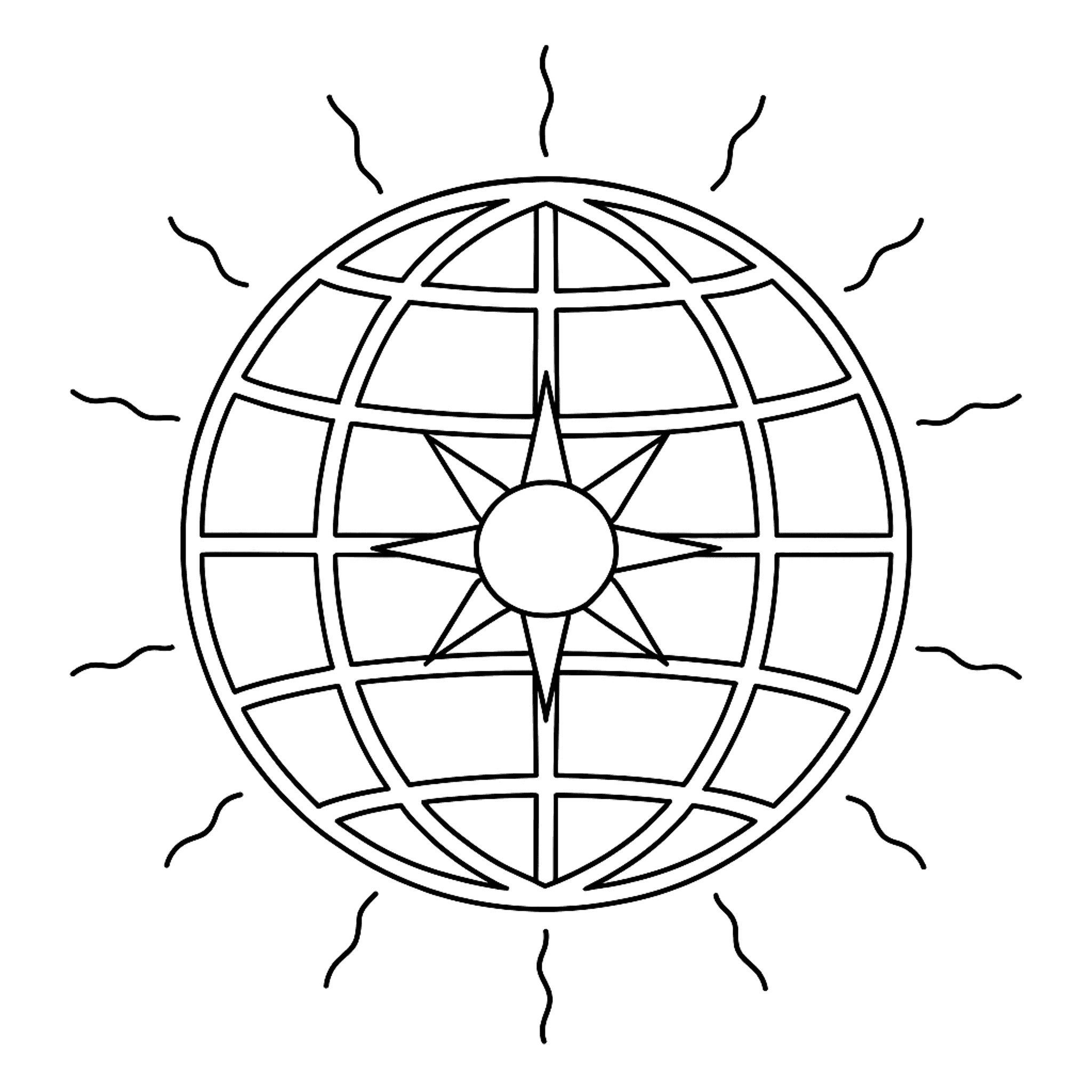 Dyson Sphere Kleurplaat