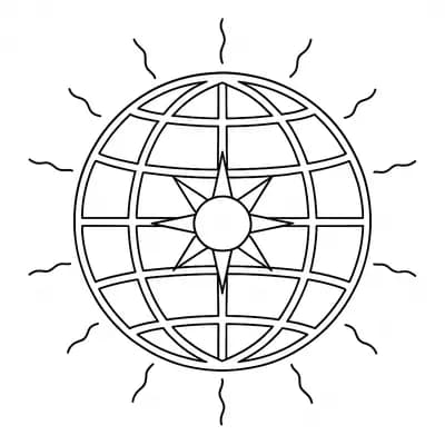 Dyson Sphere Kleurplaat