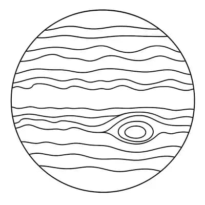 Jupiter Kleurplaat