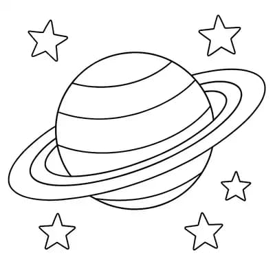 Orbital Ring Kleurplaat