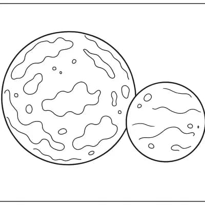 Pluto Kleurplaat