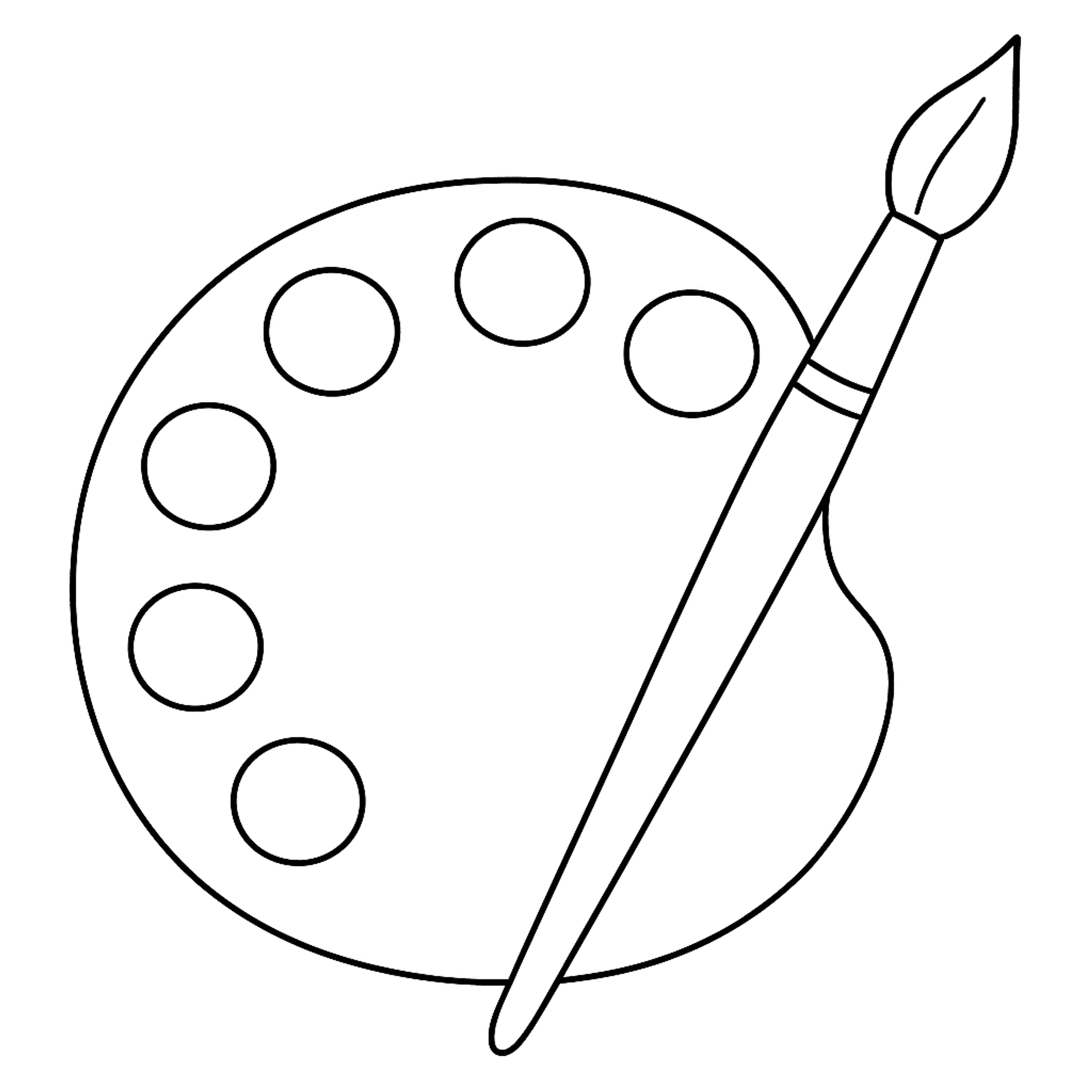 Verfdoos Kleurplaat