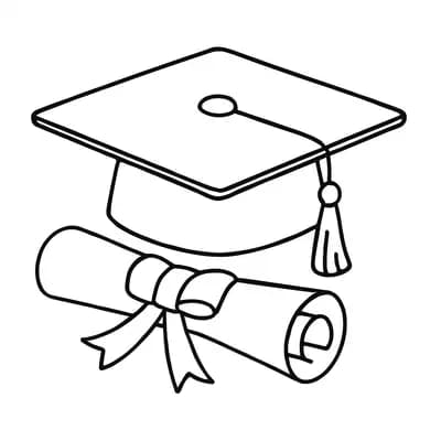 Diploma Kleurplaat