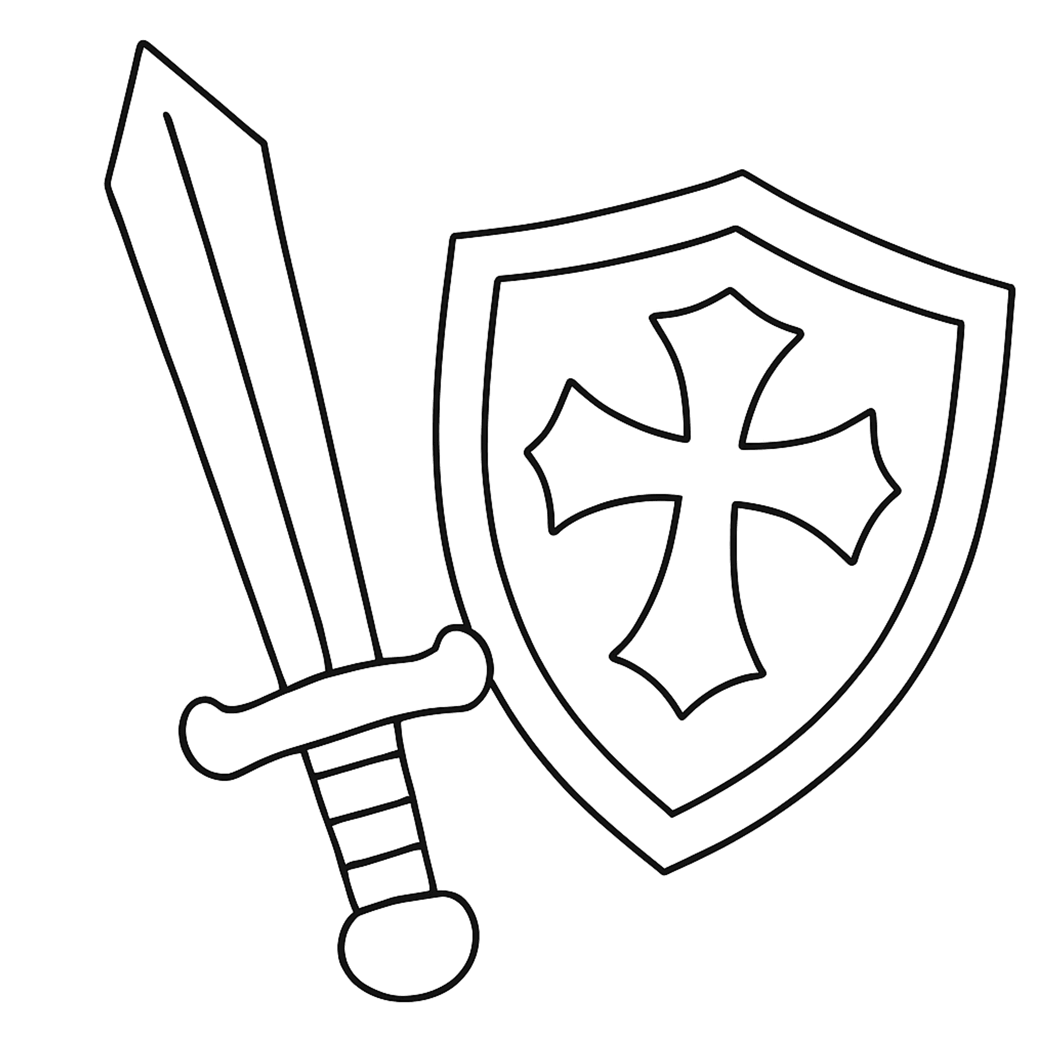 Toy Sword And Kleurplaat