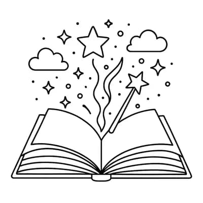Sprookjesboek Kleurplaat