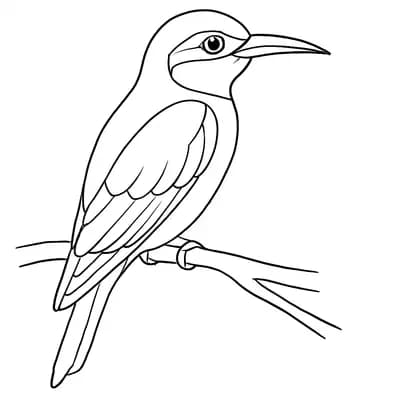Bijeneter Kleurplaat