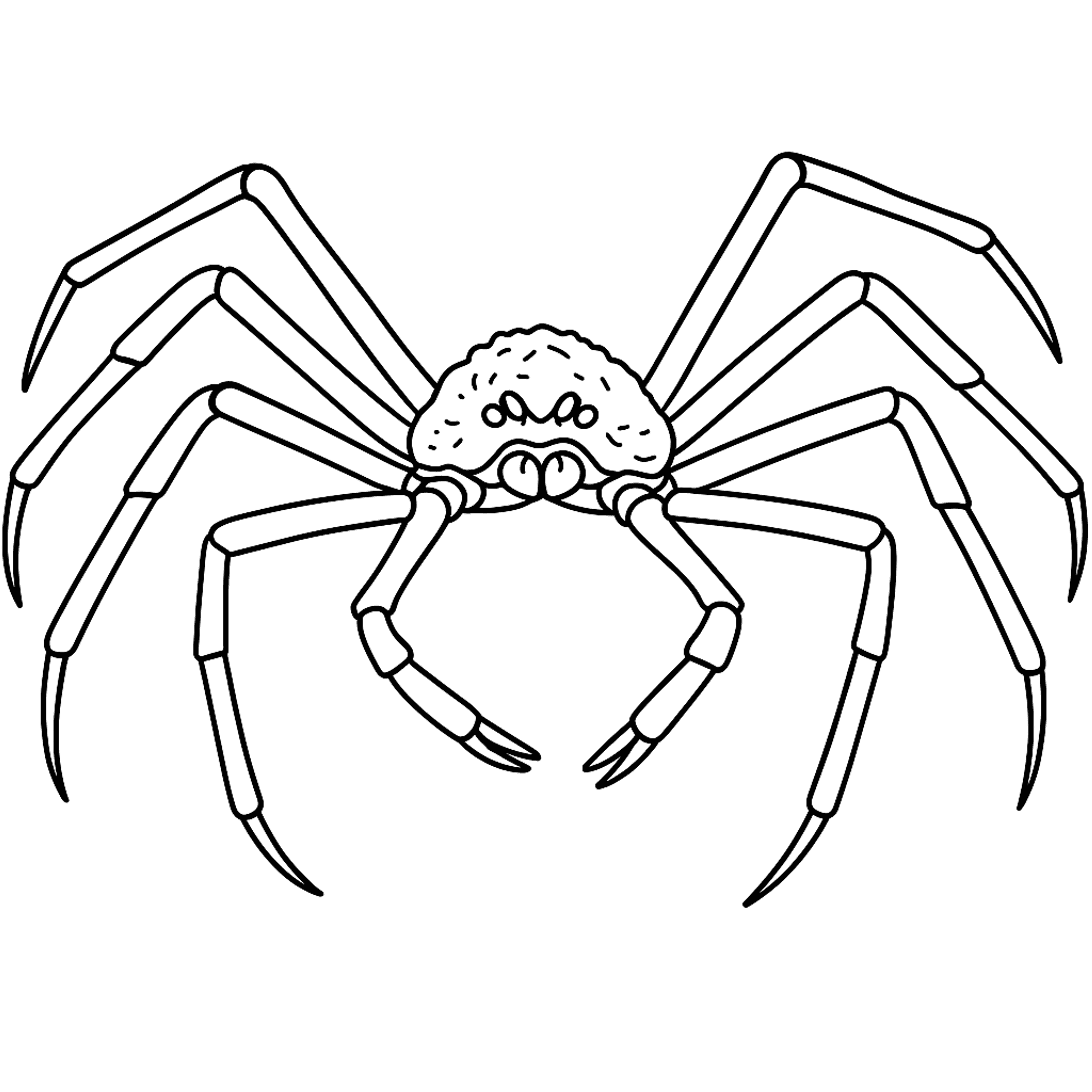 Japanese Spider Kleurplaat