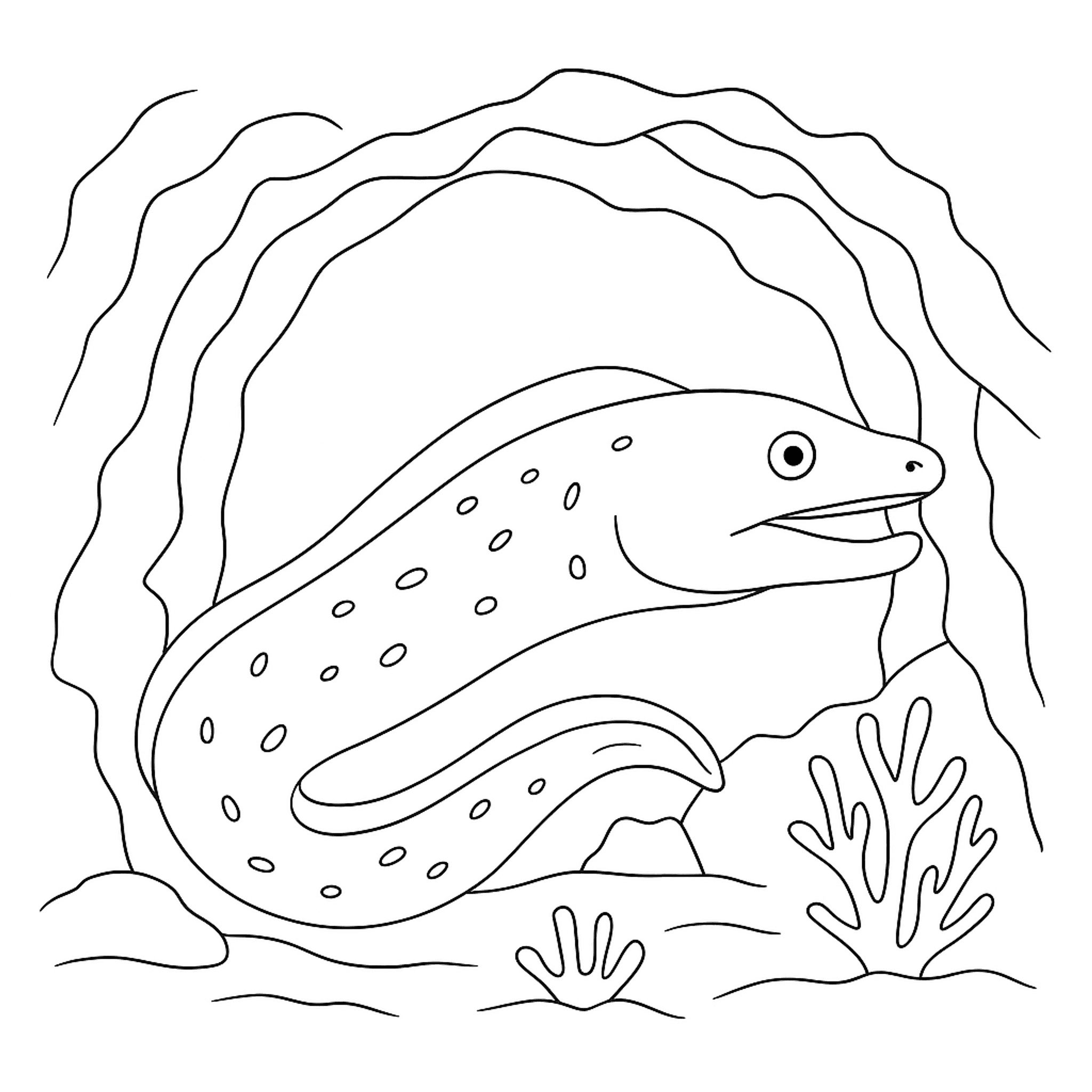Murene Kleurplaat